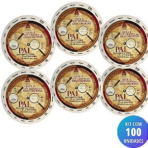 Kit 100 Unidades Cartão Pai -Mapa Mundi