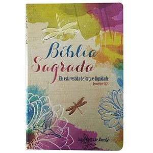 Bíblia RC Letra Gigante - Ela Está Vestida de Força e Dignidade - Bíblia NVI Letra Gigante - Ela Está Vestida de Força e Dignidade