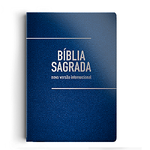 Bíblia NVI Letra Extra gigante Semi Luxo - Azul