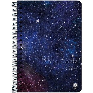 Bíblia Anote Slim - NVT - Espiral - Estelar