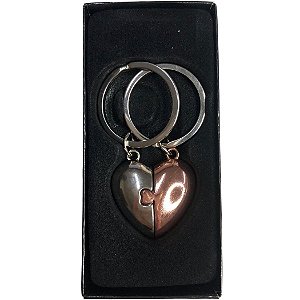 Chaveiro Duplo Coração - Personalizado