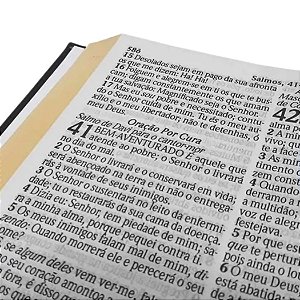 Bíblia RC de Púlpito com Harpa - Capa Dura Preta