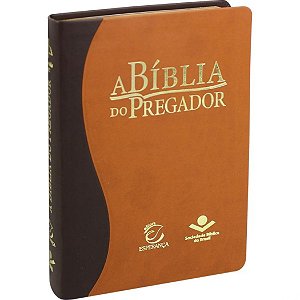 Bíblia do Pregador RC - Marrom Claro e Escuro - SBB