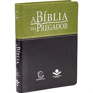 A Bíblia do Pregador RA Verde e Preto - SBB