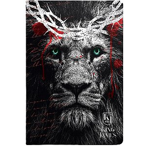 Bíblia King James 1611 - Leão Rei - Capa Dura