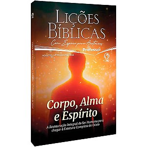 Revista Escola Dominical Adultos  Capa Dura -  4º TRIMESTRE DE 2025 - Professor