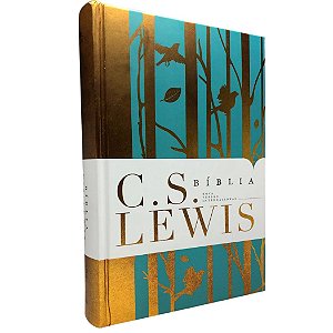 Bíblia C.S Lewis - Verde com Dourado
