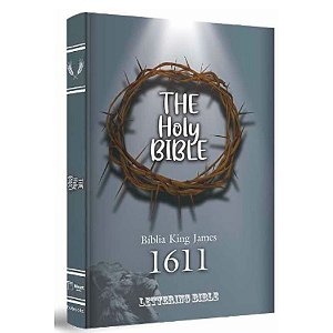 Bíblia King James 1611 Lettering Bible Coroa de Espinho - Capa Dura #20AnosDe100%