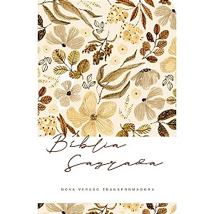 Bíblia NVT Slim - Floral Creme