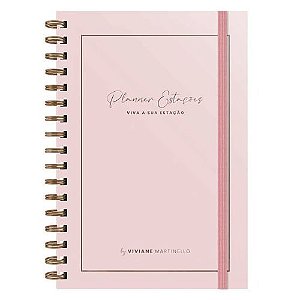 Planner Estações Rosê - Viviane Martinello  - Vida #20AnosDe100%