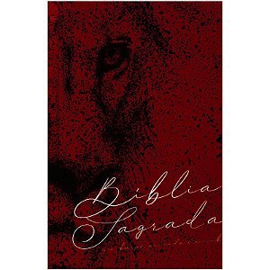 Bíblia Sagrada RC com Harpa Avivada e Corinhos - Leão pontilhado - Capa Dura