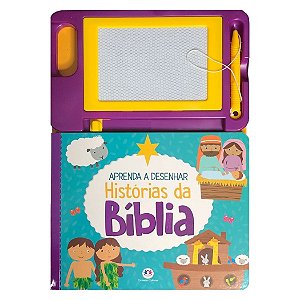 Aprenda a Desenhar Histórias da Bíblia + Lousa Mágica