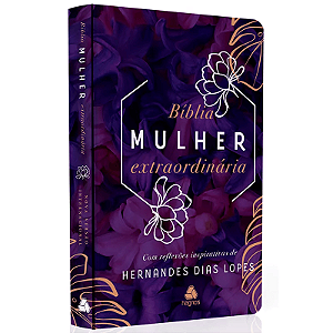 Bíblia Mulher Extraordinária NVI, Buquê Lilás - Capa Dura