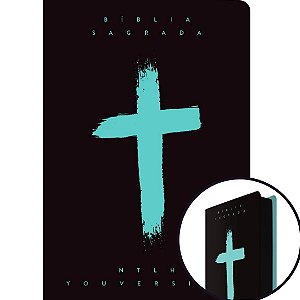 Bíblia Sagrada YouVersion NTLH, Sankto - Cruz Menta - Capa Dura