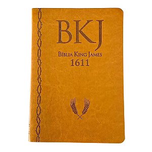 Bíblia King James 1611, Ultra Fina Ampliada - Caramelo