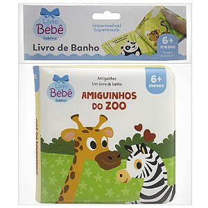 Livro de Banho do Bebê - Amiguinhos do Zoo - Todolivro