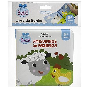 Livro de Banho do Bebê - Amiguinhos da Fazenda - Todolivro