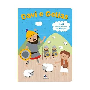 Livro Quebra-Cabeça, Davi e Golias - Ciranda Cultural