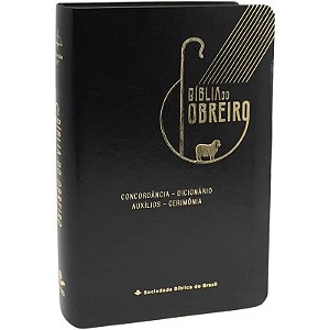 Bíblia do Obreiro RC - Preta Trabalhada - SBB