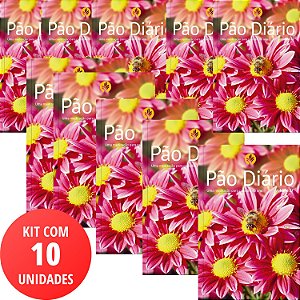 Kit Pão Diário - Volume 27 - Edição 2024 - Capa Flores - (10 Unidades)