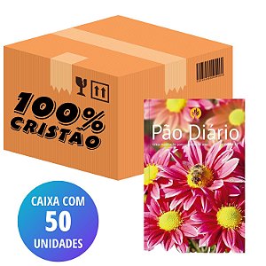 Caixa Pão Diário - Volume 27 - Edição 2024 - Capa Flores - (50 Unidades)