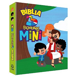 Bíblia 3 Palavrinhas Mini - Ilustrada - Capa Dura - Lion #20AnosDe100%