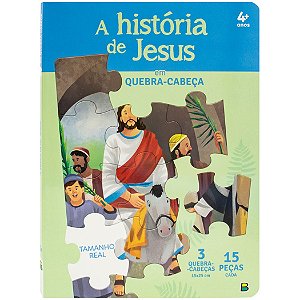 Livro Quebra-Cabeça, A História de Jesus - BrasiLeitura