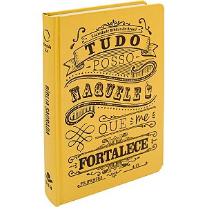 Bíblia RA, Letra Grande - Capa Dura - Amarelo