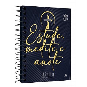 Bíblia Interativa - Estude, Medite e Anote - Espiral - King James - Tradição - Hagnos