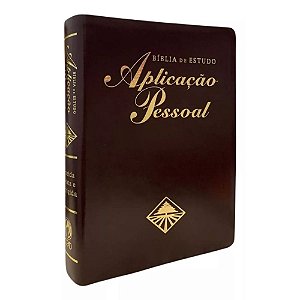 Bíblia de Estudo Aplicação Pessoal RC - Capa Luxo Marrom - CPAD