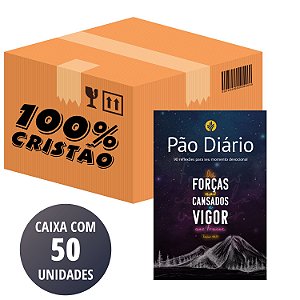 Caixa 50 UN Devocional Pão Diário - 90 Reflexões - Capa Montanha