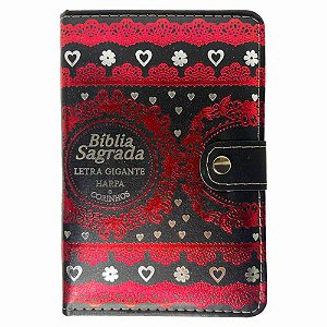 Bíblia RC - Letra Gigante - Harpa e Corinhos - Carteira com Caneta - CPP