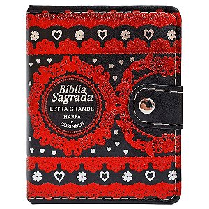 Bíblia RC - Letra Grande - Harpa e Corinhos - Carteira com Caneta - CPP