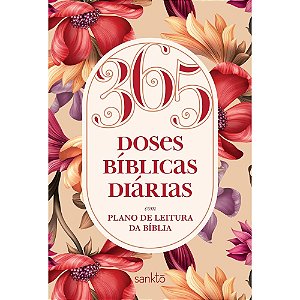365 Doses Bíblicas Diárias - Capa Dura Floral Rosé - Sankto