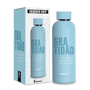 Garrafa Grip - Gratidão - Brasfoot