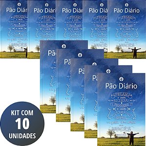 Kit 10 UN Pão Diário - Mateus 7:7 - Volume 28 - Edição 2025