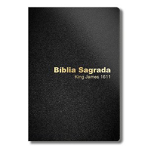 Bíblia King James 1611 - Luxo Preta - Geográfica