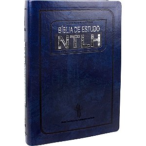 Bíblia de Estudo NTLH Grande - Azul