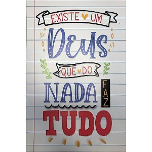 Quadro MDF Grande - Existe um Deus  - Quadro MDF Grande - Existe um Deus