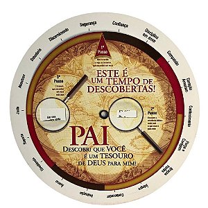 Cartão Pai - Mapa Mundi  - Cartão Pai - Mapa Mundi