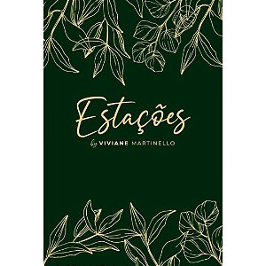 Planner Estações Floral Verde - Viviane Martinello  - Vida #20AnosDe100%