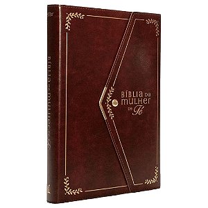 Bíblia da Mulher de Fé NVI - Letra Grande - Vinho Carteira - Thomas Nelson