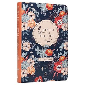 Bíblia da Mulher de Fé NVI - Letra Grande - Estampa Florida - Thomas Nelson