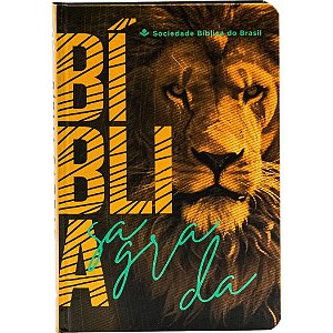 Bíblia Leão NAA - Capa Dura Laranja - SBB