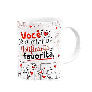 Caneca de Porcelana -  A minha notificação favorita -  BMB