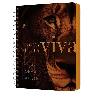 Nova Bíblia Viva - Espiral - Leia, Ore e Anote - Força e Poder - Hagnos (Com Abas Adesivas)