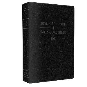 Bíblia Bilíngue King James - Capa Luxo  Preta - Bvbooks