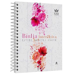 Bíblia Interativa - Estude, Medite e Anote - King James - Capa Bondade - Espiral - Hagnos