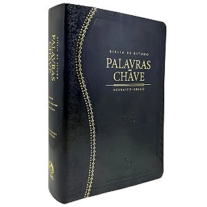 Bíblia de Estudo Palavras Chaves RC: Hebraico e Grego - Capa Luxo Preta - CPAD