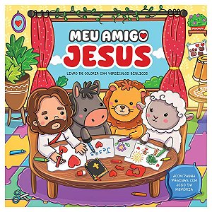 Livro de Colorir: Meu Amigo Jesus - Mundo Cristão
